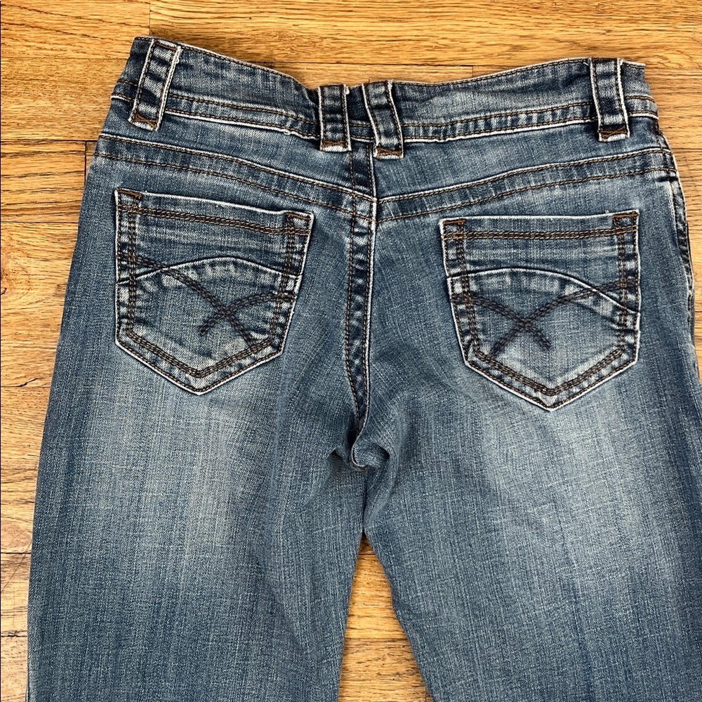 Stetson Women's Flare Jeans in Classic Blue - Picture 6 of 8